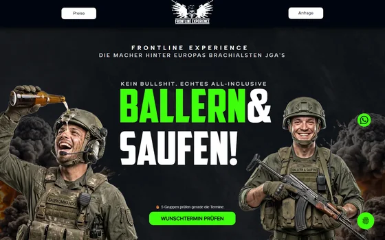 Startseite von JGA · jga-event.com
